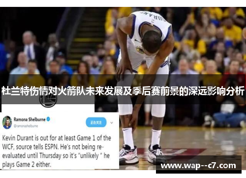 杜兰特伤情对火箭队未来发展及季后赛前景的深远影响分析